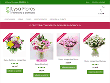 Tablet Screenshot of lysaflores.com